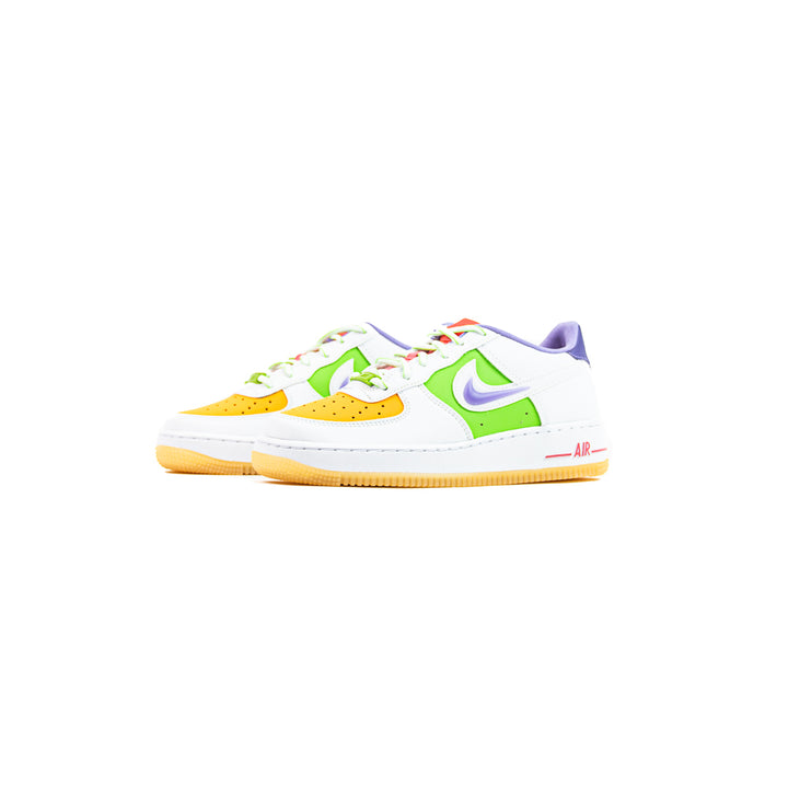 Air Force 1 LV8 1 GS (White/White-Space Purple)