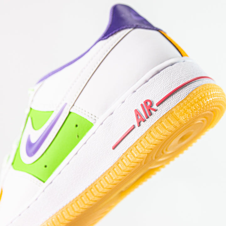 Air Force 1 LV8 1 GS (White/White-Space Purple)