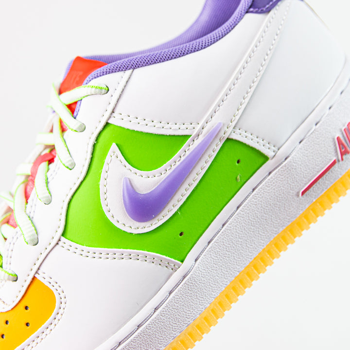 Air Force 1 LV8 1 GS (White/White-Space Purple)