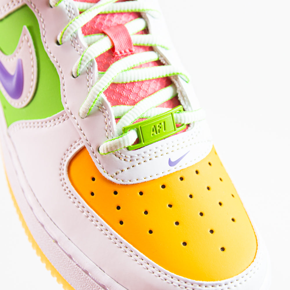 Air Force 1 LV8 1 GS (White/White-Space Purple)