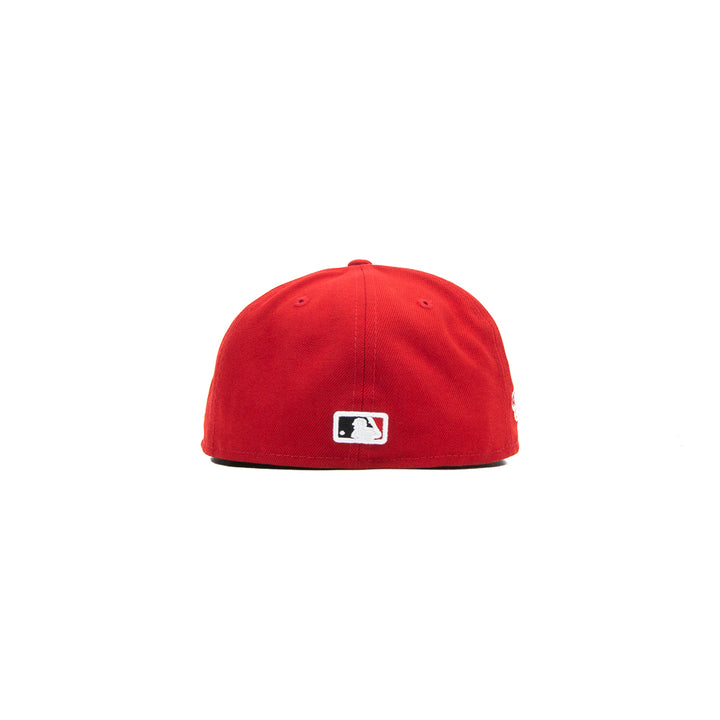 Cincinnati Reds Comic Cloud Fitted Cap (Red/Cloud Blue)