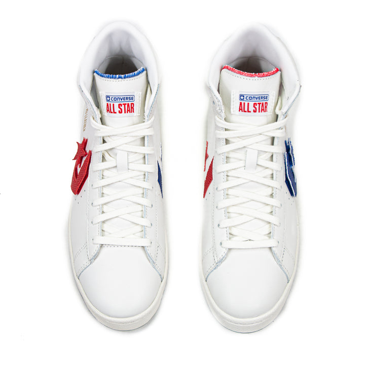 Pro Leather Hi Vintage (White/University Red)