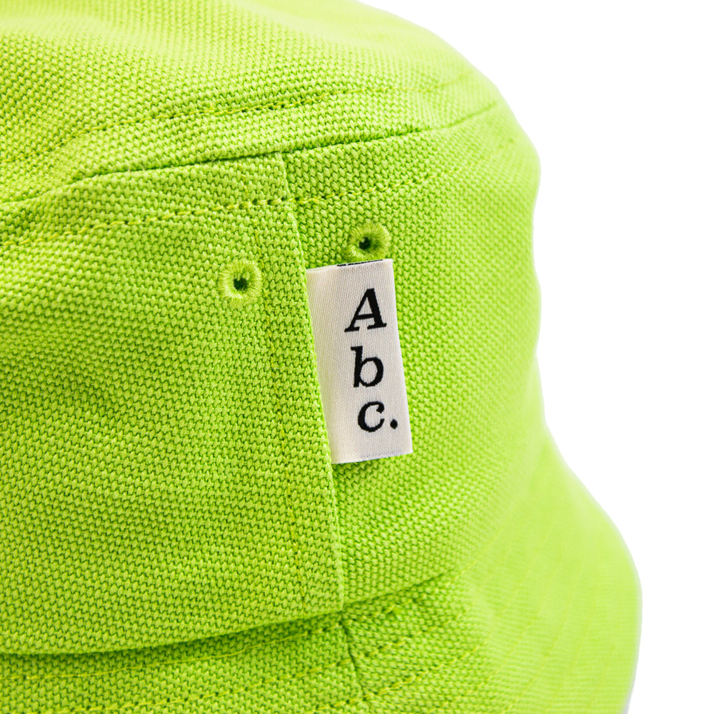 Abc. 123. Canvas Bucket Hat (Green)