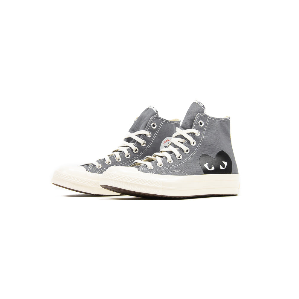 Comme des Garcons Play x Converse Chuck 70 Hi (Steel Gray/Egret/Black)