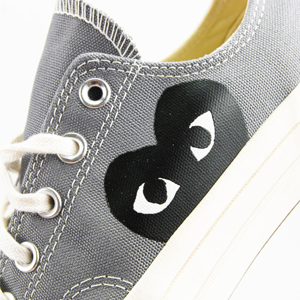 Comme des Garcons Play x Converse Chuck 70 Ox (Steel Gray/Egret/Black)