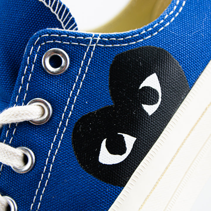 Comme des Garcons Play x Converse Chuck 70 Ox (Blue Quartz/Egret/Black)