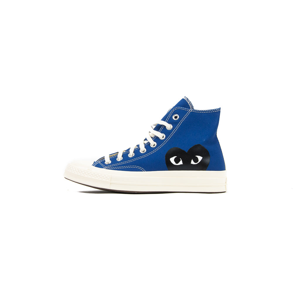 Comme des Garcons Play x Converse Chuck 70 Hi (Blue Quartz/Egret/Black ...