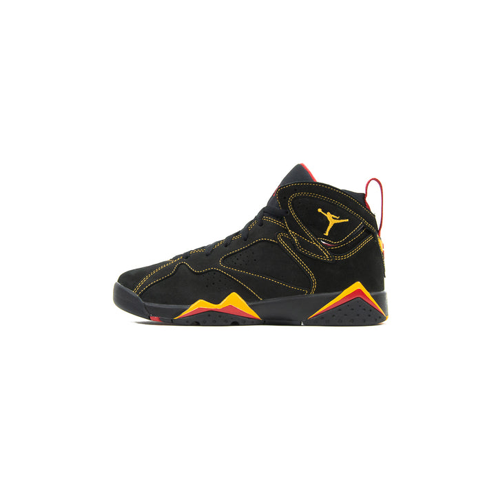 Air Jordan 7 Retro BG (Black/Citrus/Varsity Red)