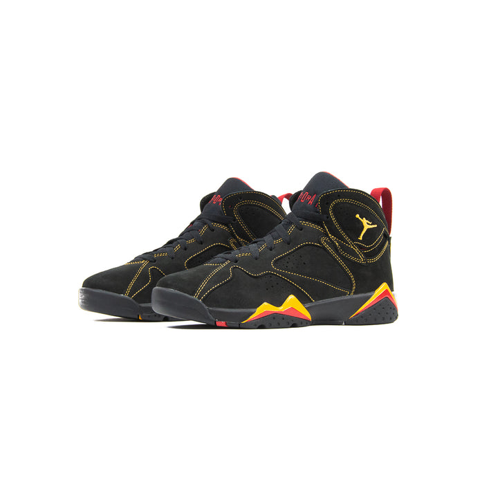 Air Jordan 7 Retro BG (Black/Citrus/Varsity Red)