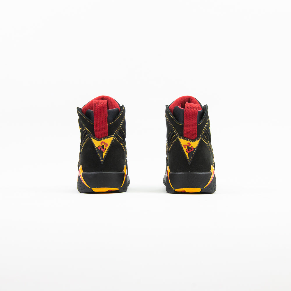 Air Jordan 7 Retro BG (Black/Citrus/Varsity Red)