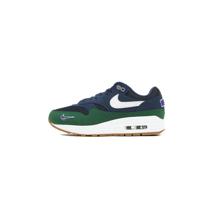 WMNS Air Max 1 '87 QS (Obsidian/White/Midnight Navy/Gorge Green)