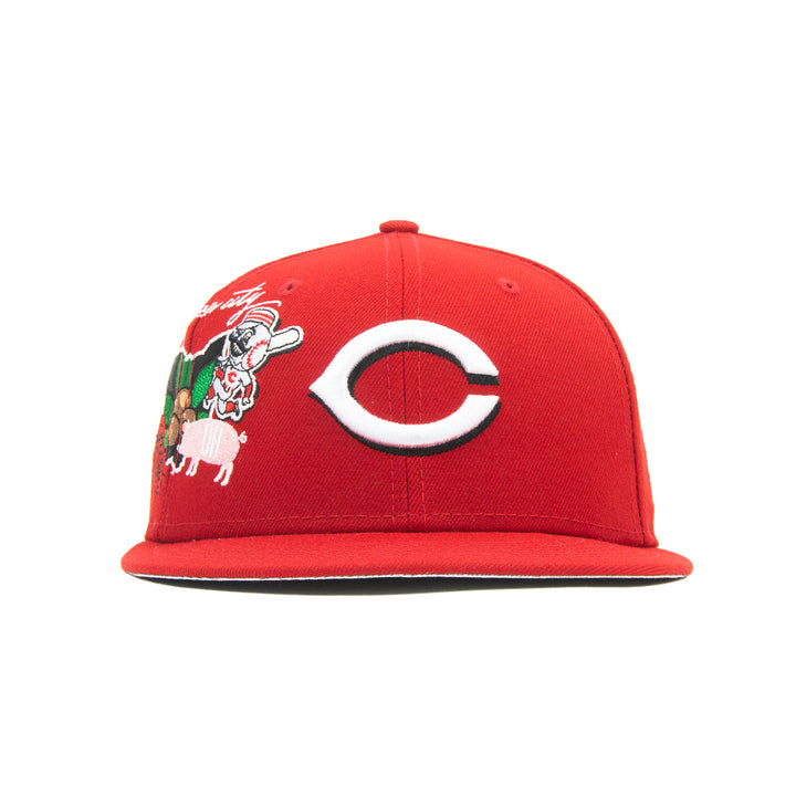 Cincinnati Reds City Fitted Cap (Red)