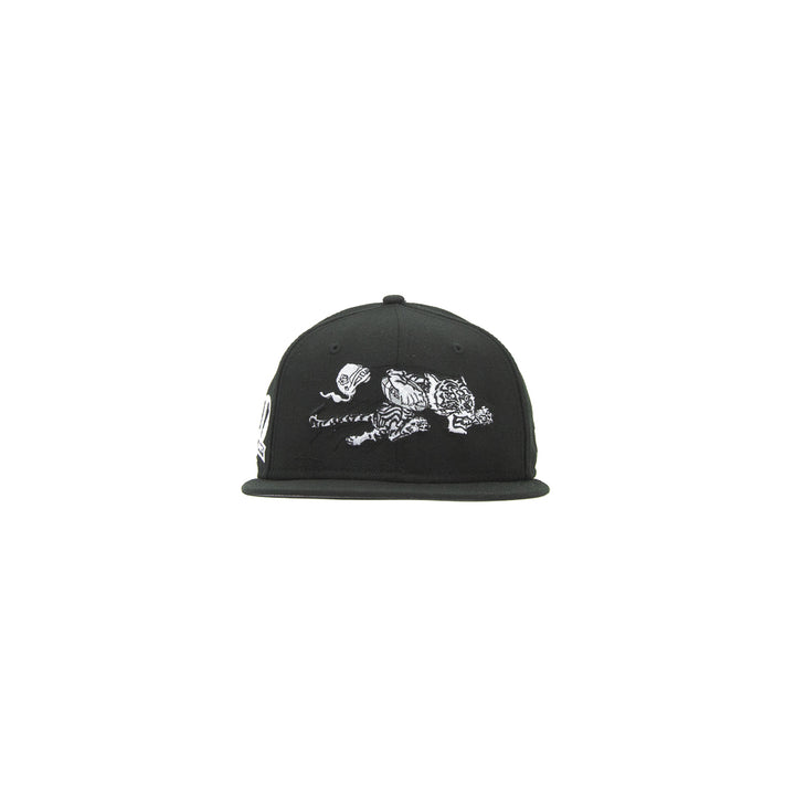Cincinnati Bengals 50th Anniversary Fitted Cap (Black/White)