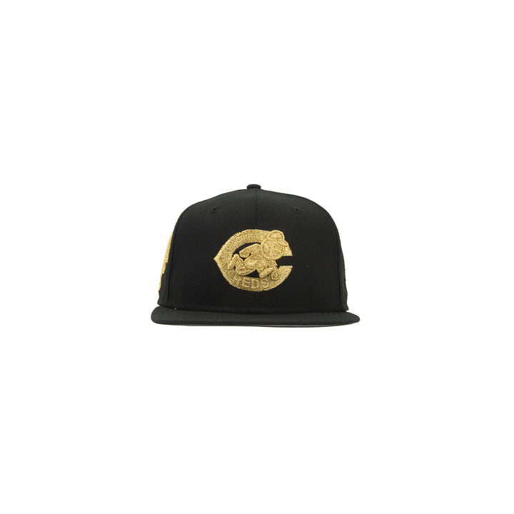 Cincinnati Reds 1976 World Series Fitted Cap (Black/Gold)