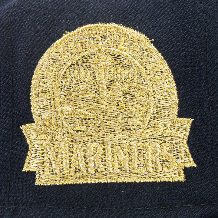 Seattle Mariners 30-Year Anniversary Fitted Cap (Navy/Gold)