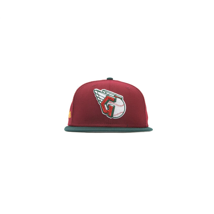 Cleveland Guardians Fitted Cap (Cardinal/Dark Green)