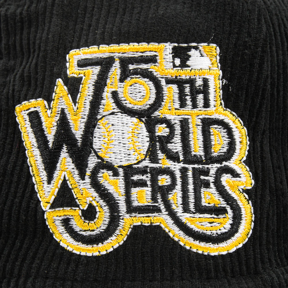 Los Angeles Dodgers 1978 World Series Corduroy Fitted Cap (Black)