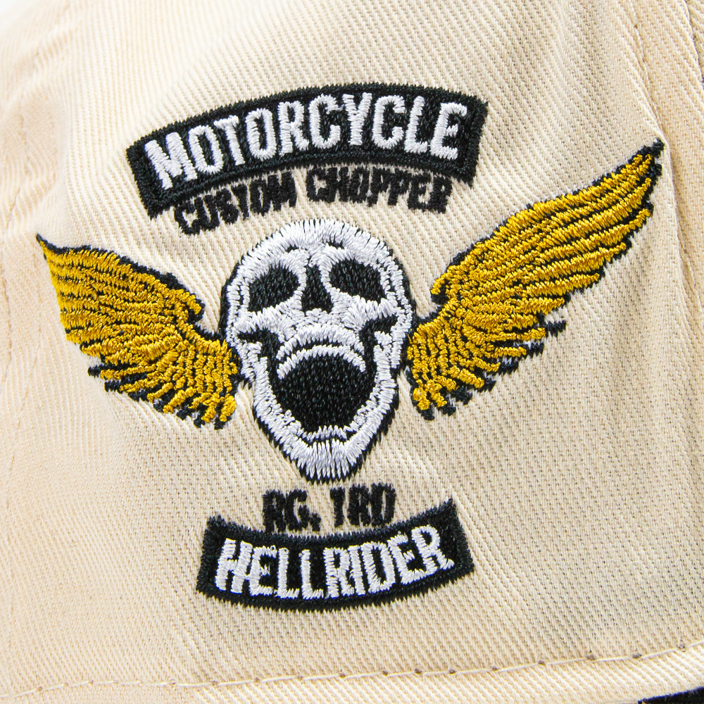 Ghost Rider Trucker Hat (Cream/Black)