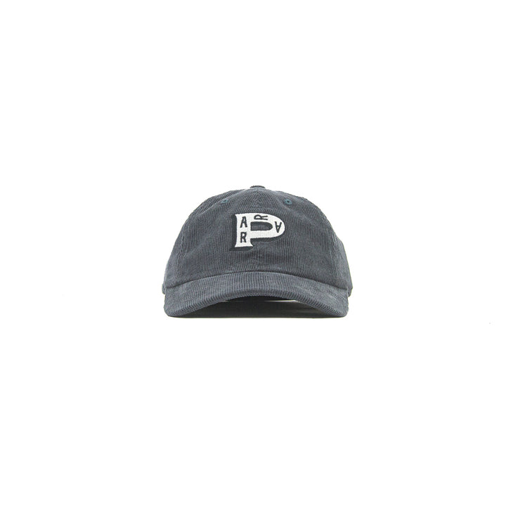 Worked P 6 Panel Hat (Stone Grey)