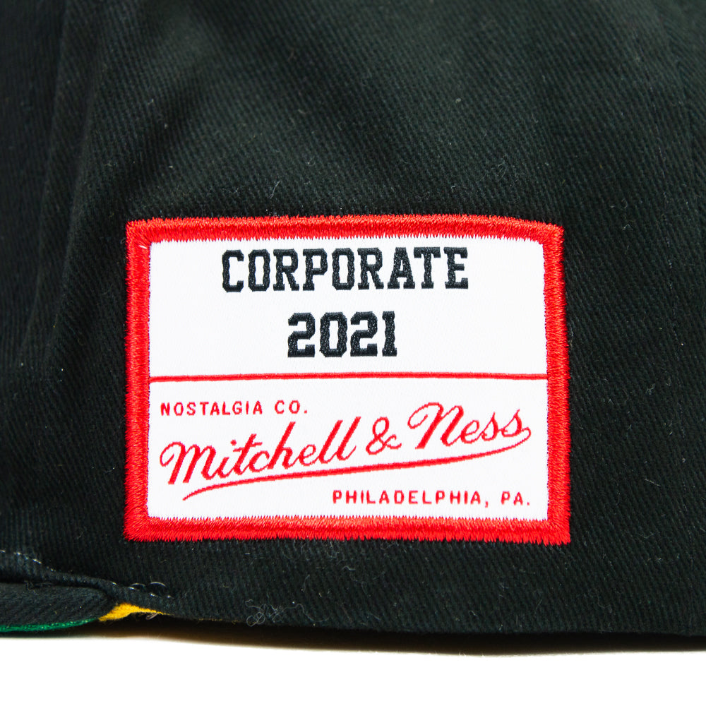 Corporate x Mitchell & Ness Arch Anniversary Snapback (Black/Citrine)