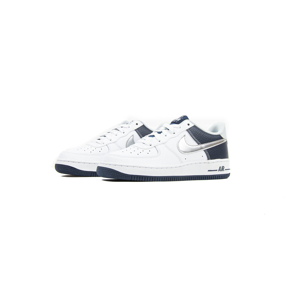Air Force 1 LV8 GS (White/Metallic Silver)