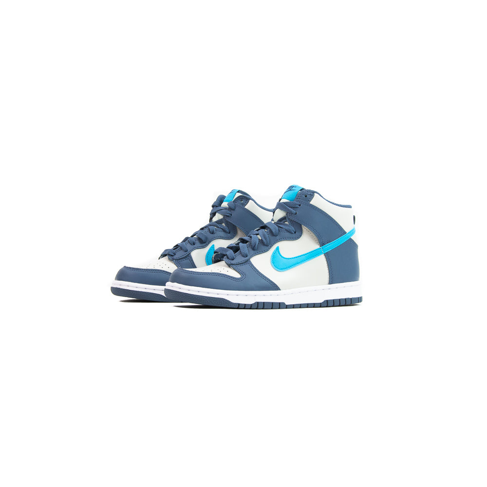 Dunk High GS (Light Bone/Blue Lightning/Diffused Blue)
