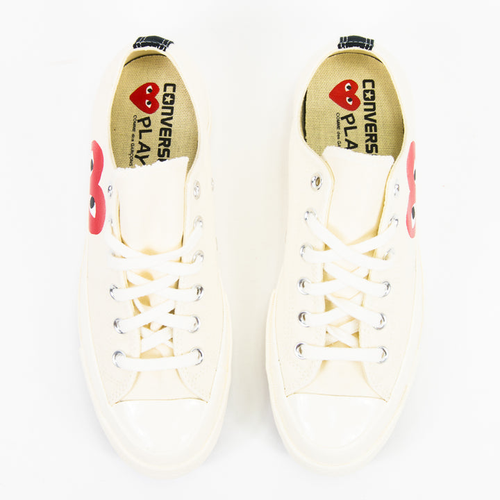 Comme des Garcons Play x Converse Chuck 70 Ox (Milk White)