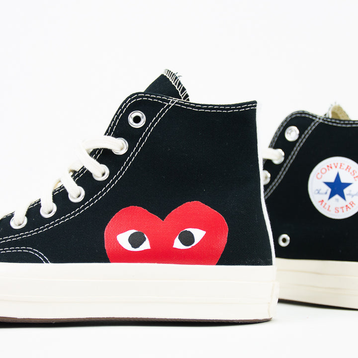 Converse comme des garçons noir haute best sale