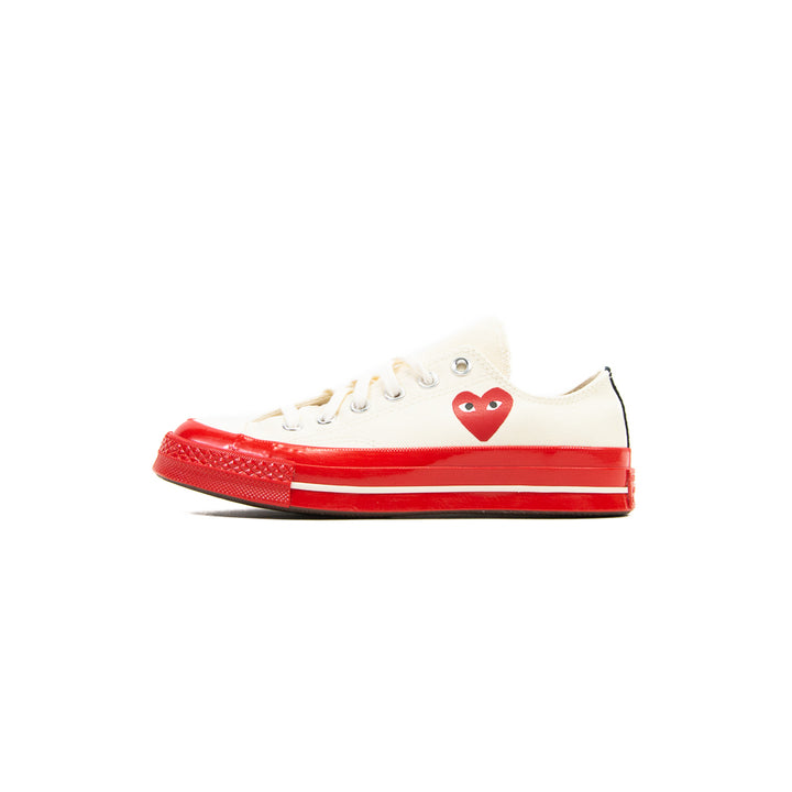 Comme des Garcons Play x Converse Chuck 70 Ox (Pristine/Red)