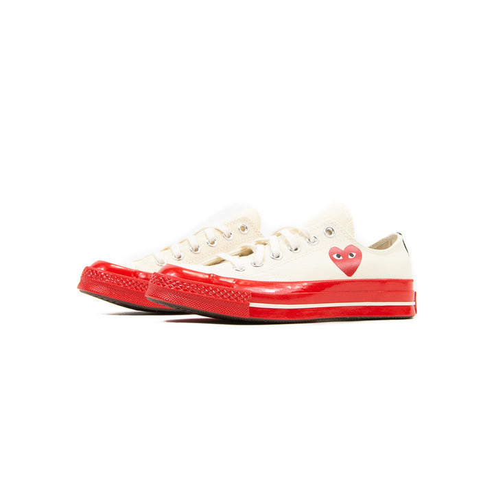 Comme des Garcons Play x Converse Chuck 70 Ox (Pristine/Red)