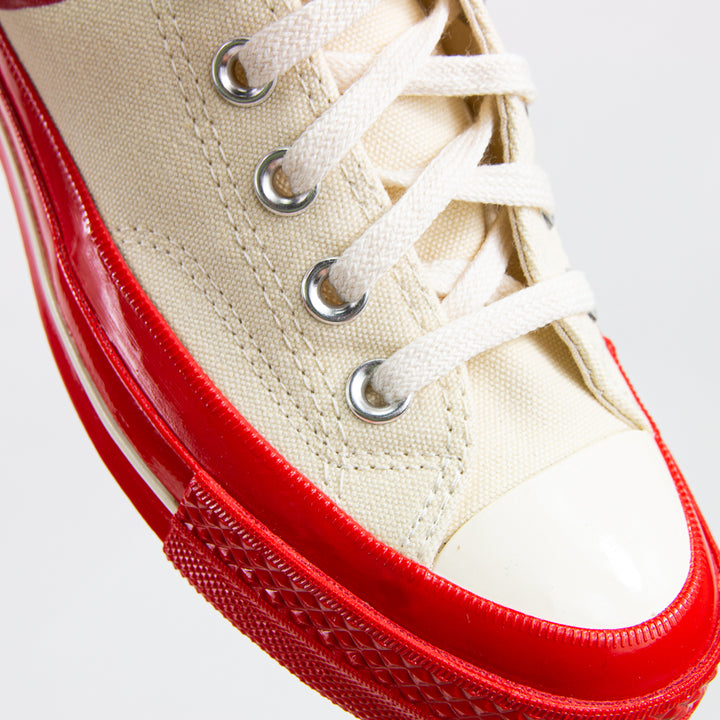 Comme des Garcons Play x Converse Chuck 70 Ox (Pristine/Red)