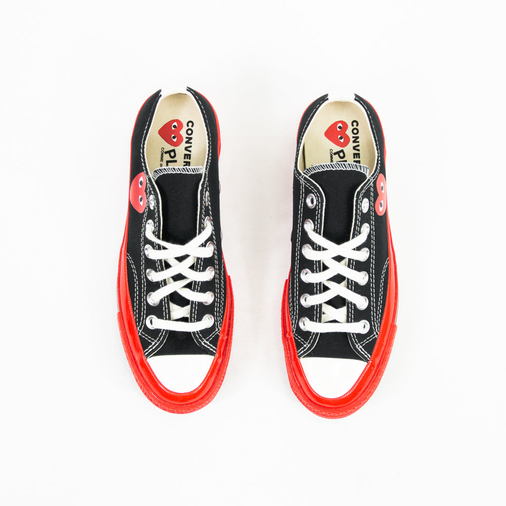 Comme des Garcons Play x Converse Chuck 70 Ox (Black/Red)