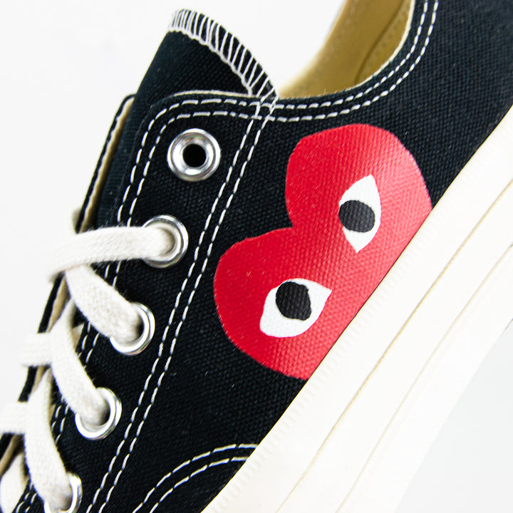 Comme des Garcons Play x Converse Chuck 70 Ox (Black)