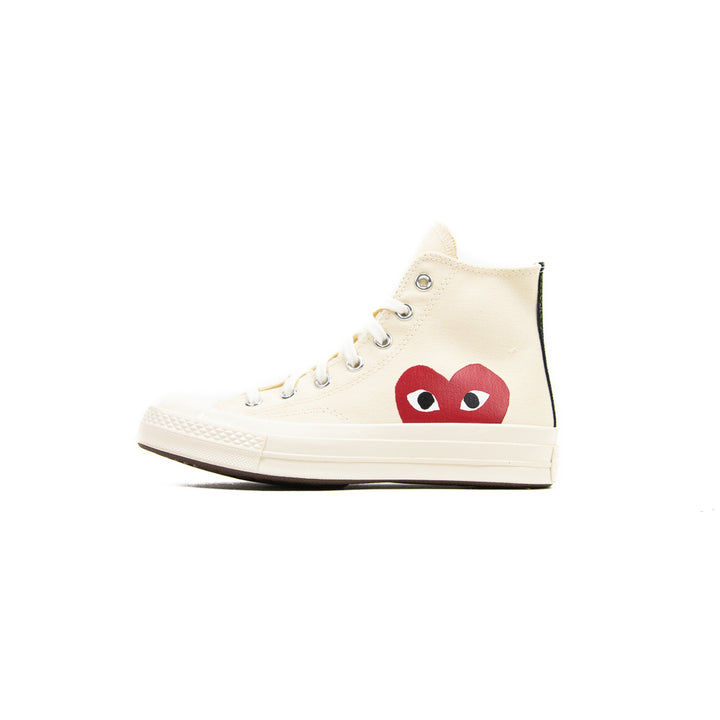 Comme des Garcons Play x Converse Chuck 70 Hi (Milk White)