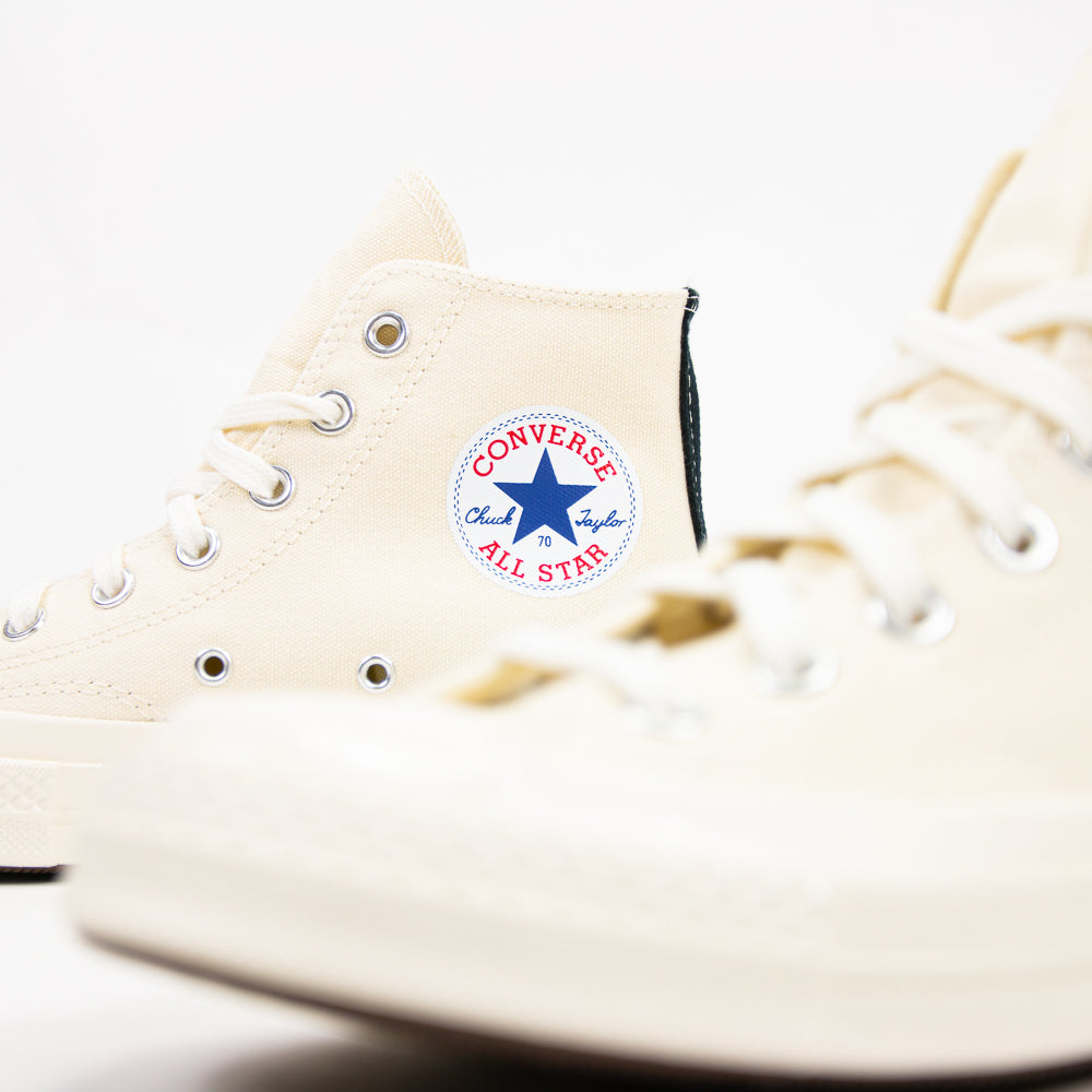 Comme des Garcons Play x Converse Chuck 70 Hi (Milk White)