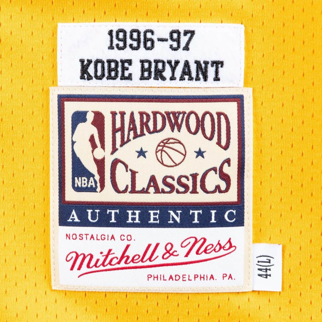 Kobe Bryant Authentic Jersey 1996-1997 (Yellow)