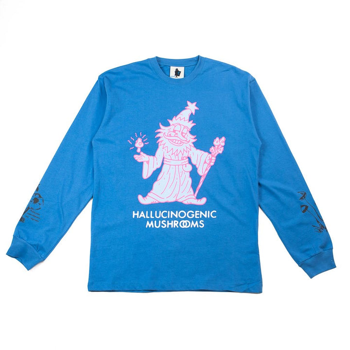 Hallucinogenic Wiz LS Tee (Vallarta Blue)