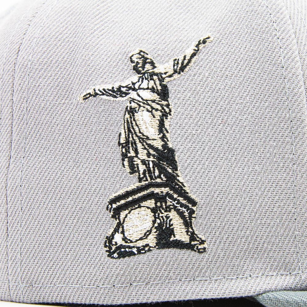 Cincinnati Reds Fountain Fitted Cap (Grey/Green Bean)