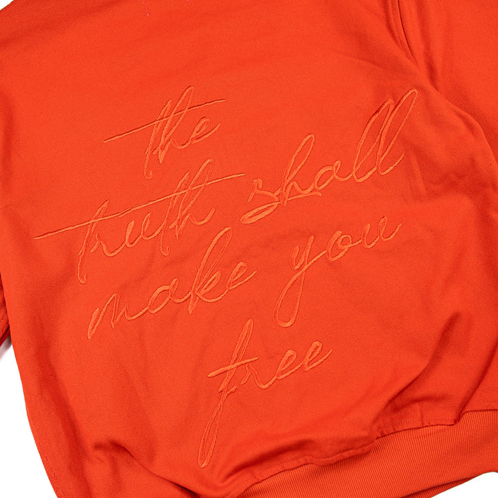 Full-Zip Truth Hoodie (Orange)