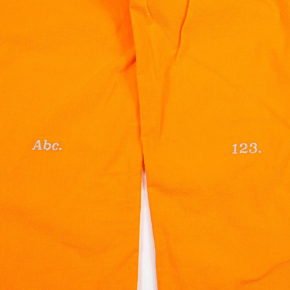 Abc. 123. Corduroy Studio Work Pant (Orange)