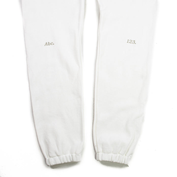 Abc. 123. Sweatpants (Selenite)