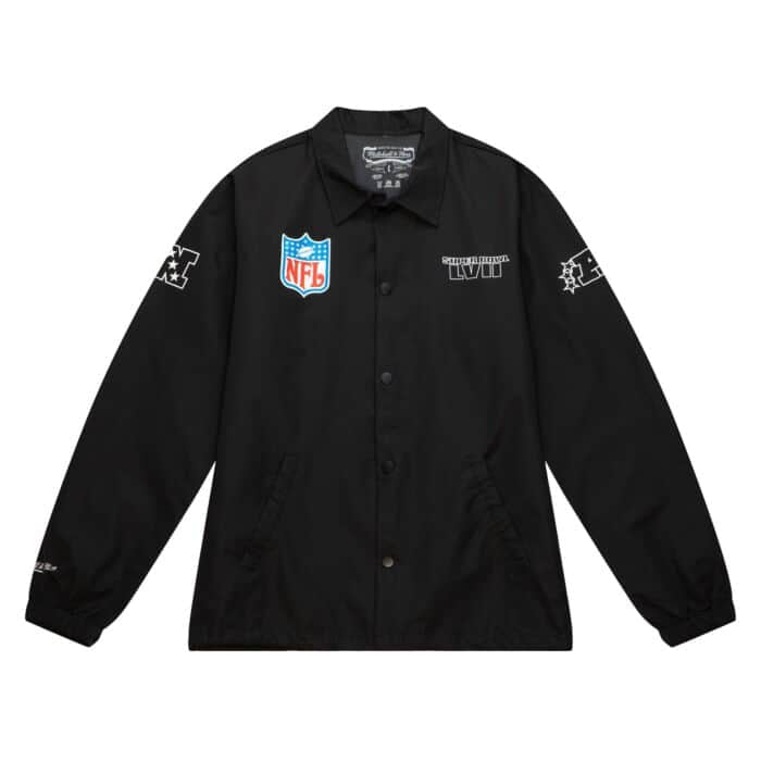 M&N x Fenty Super Bowl Coaches Jacket (Black)