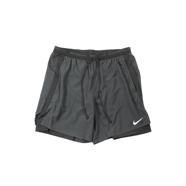 Nike Stride Dri-FIT Hybrid Shorts (Black/Black/Black/Reflective Silver)