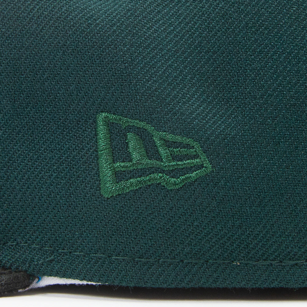 Cincinnati Reds Fitted Cap (Dark Green/Black Corduroy)