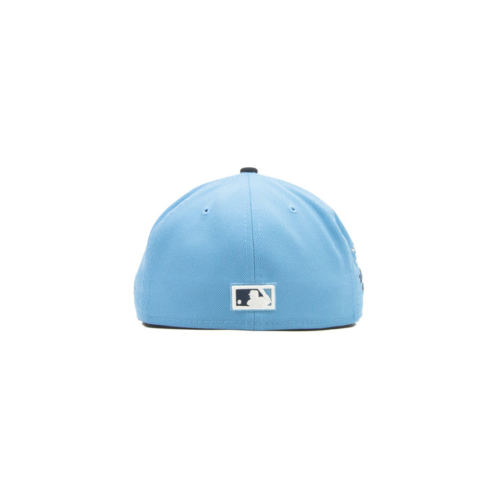 Cincinnati Reds 150th Anniversary Fitted Cap (Sky Blue/Navy)