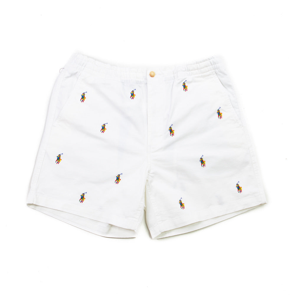 Prepster Short (White Embroidery)