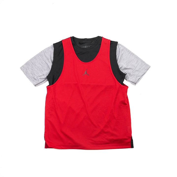 Jordan Dri-FIT Sport Tank-Tee (Black/Carbon Heather/Gym Red)