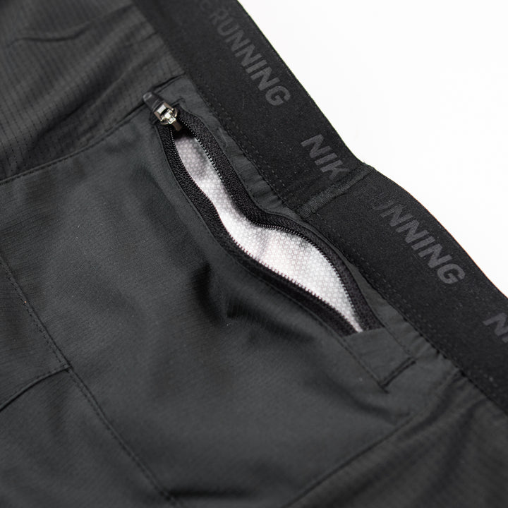 Nike Stride Dri-FIT Hybrid Shorts (Black/Black/Black/Reflective Silver)