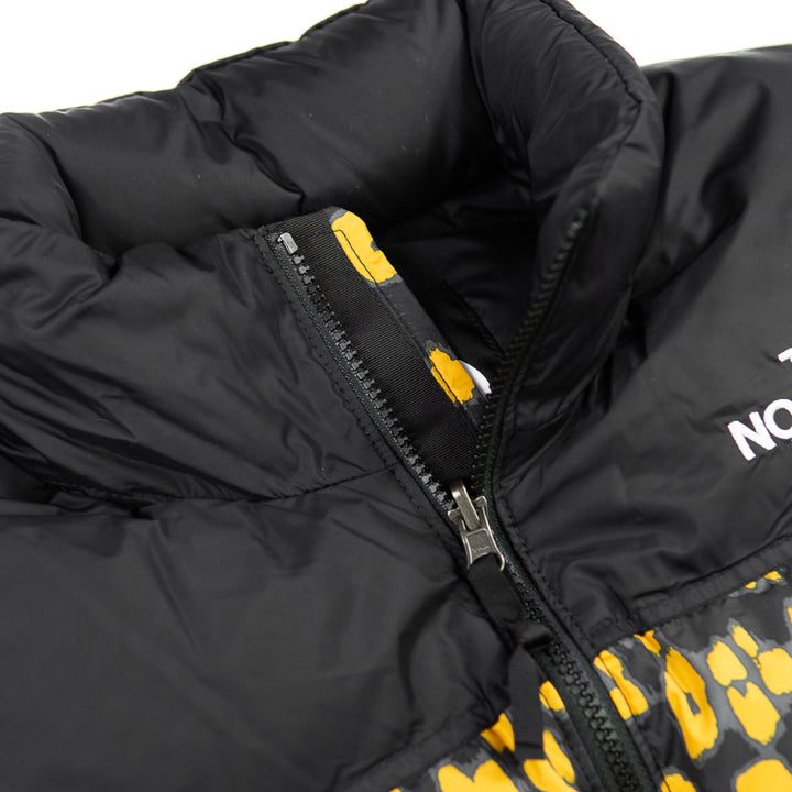 W Print Nuptse Jacket (Yellow/Leopard)