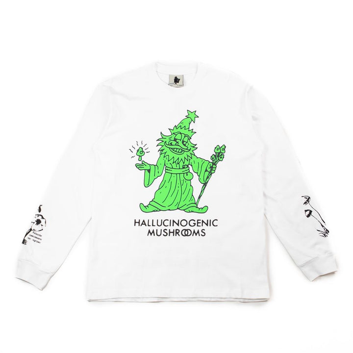 Hallucinogenic Wiz LS Tee (White)